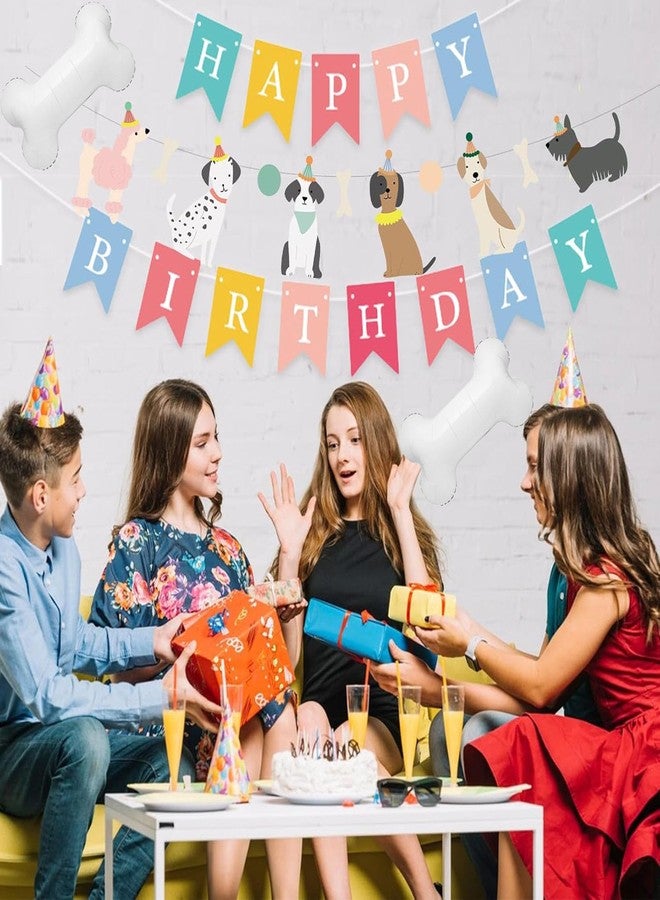 OHLIGEI 6PCS Dog Bone Balloon, White Aluminum Mylar Foil Pet-Themed Balloons, Perfect for Birthday Parties, Unisex Children - Image 4